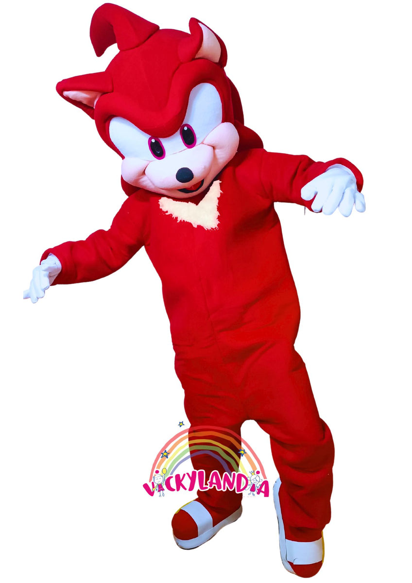 Mascote KNUCKLES do SONIC - Fantasia