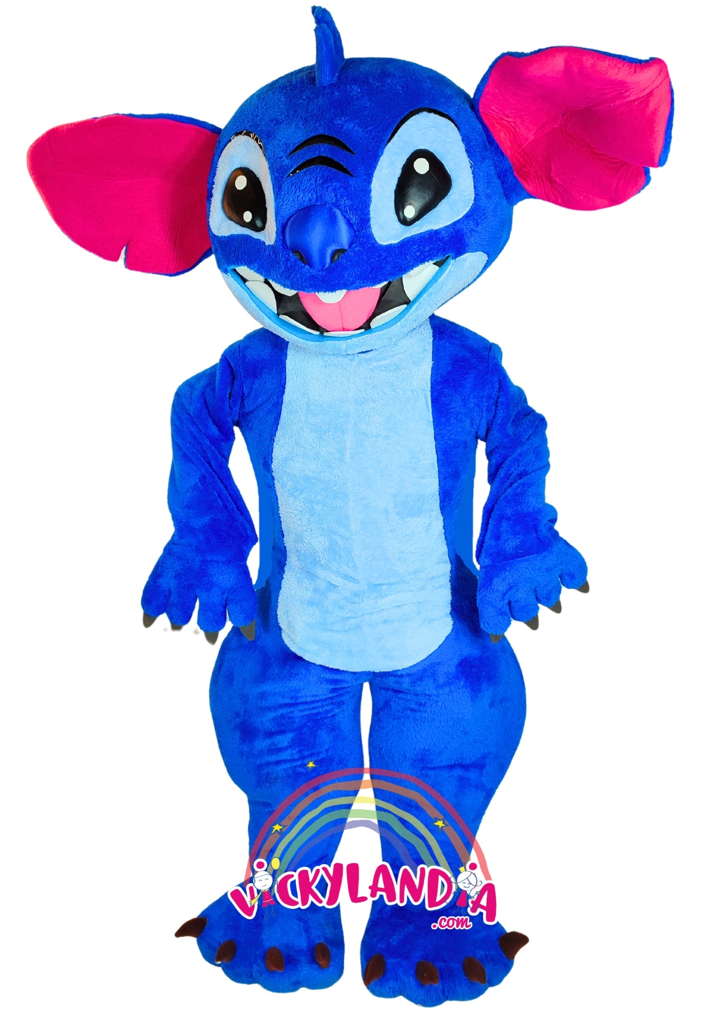 Descubre la magia de nuestro muñeco publicitario de Extraterrestre Peludo Azul en Vickylandia. Son disfraces cabezones perfectos para fiestas infantiles, shows, cumpleaños, estrategias publicitarias, espectáculos, cabalgatas y cualquier tipo de evento
