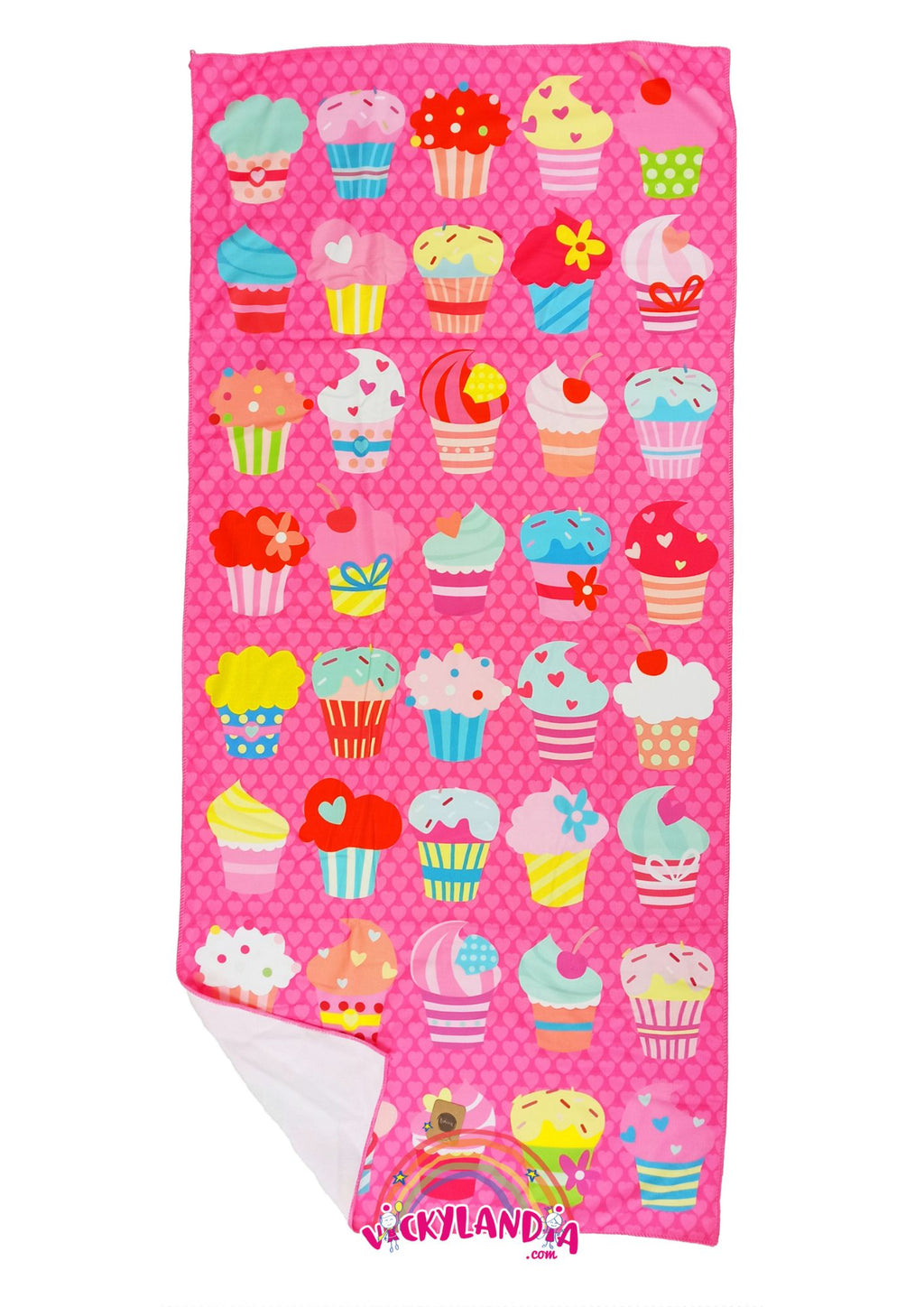 Toalla playera Cupcake Vickylandia