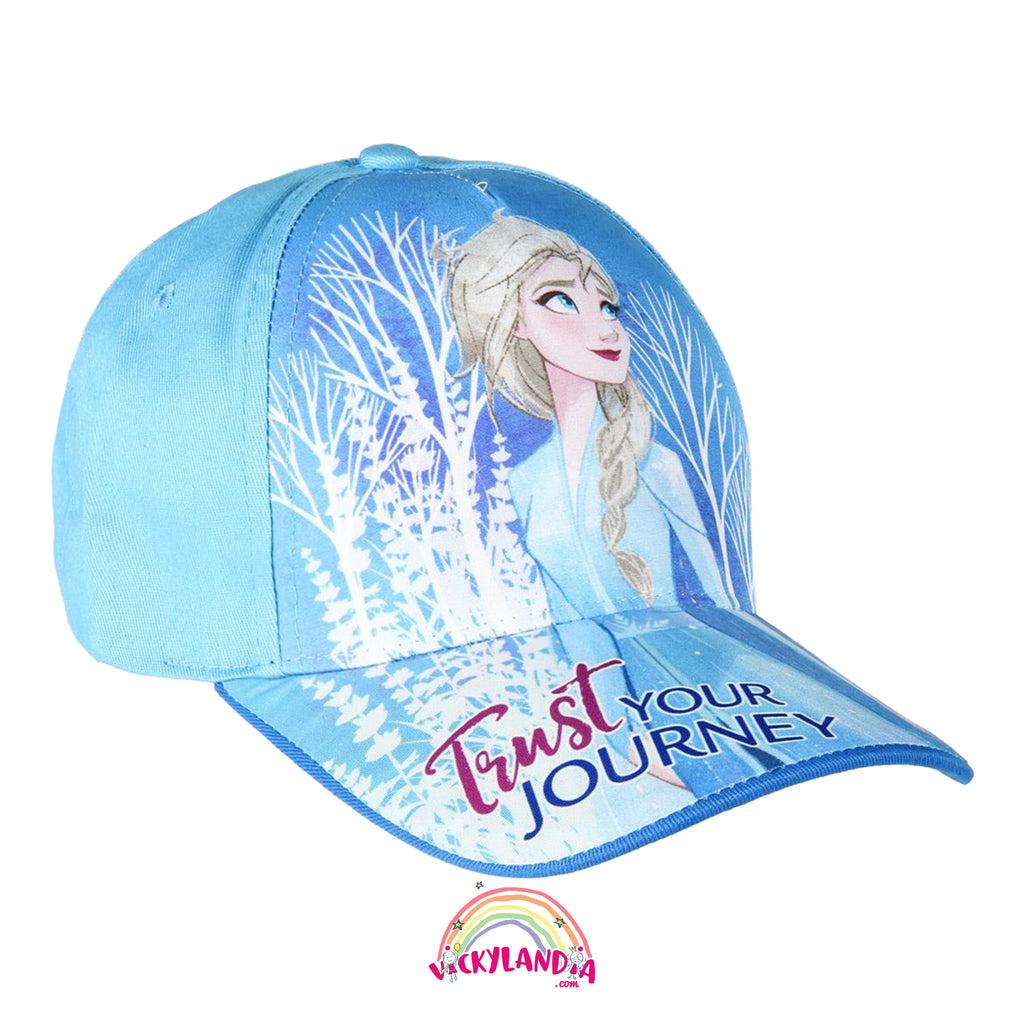 Gorra princesa Frozen Elsa Anna Olaf Disney Vickylandia