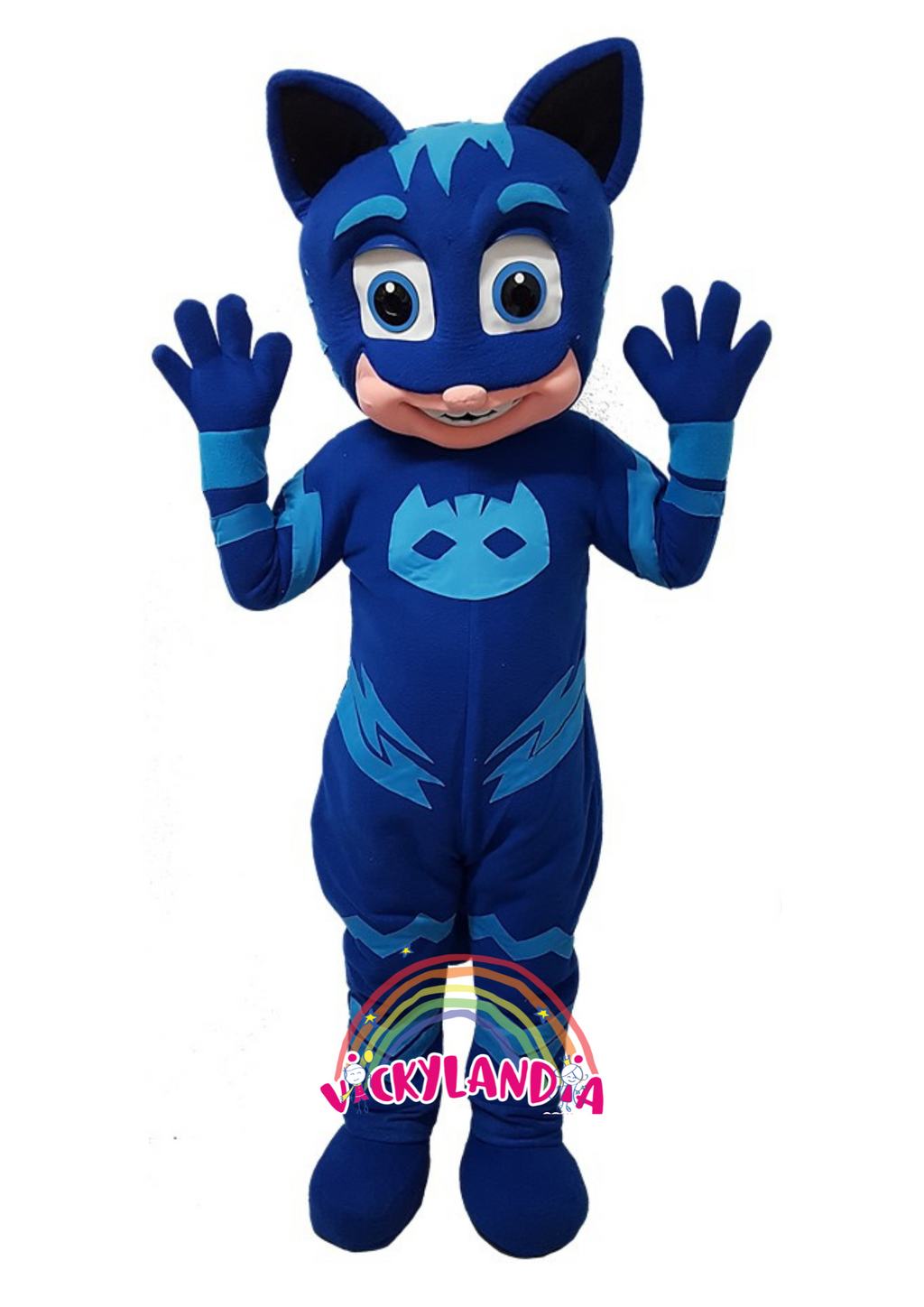 Descubre la magia de nuestro muñeco publicitario de Niño Superhéroe Azul en Vickylandia. Son disfraces cabezones perfectos para fiestas infantiles, shows, cumpleaños, estrategias publicitarias, espectáculos, cabalgatas y cualquier tipo de evento.